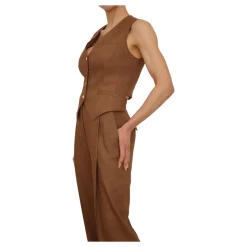 Asymmetric Cuts Waistcoat