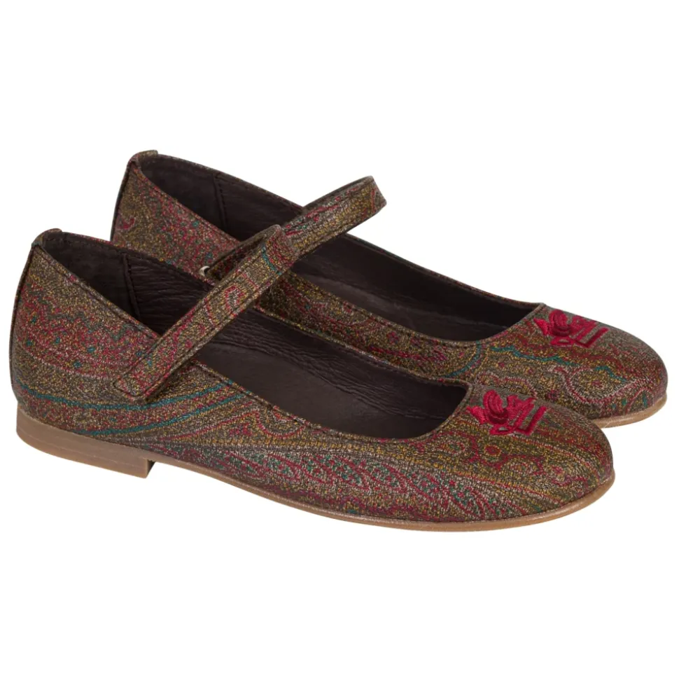Baleriny Paisley Jacquard
