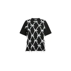 Bawełniany T-shirt z kokardkami