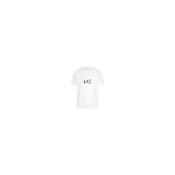 Bawełniany T-shirt z naszywką z logo