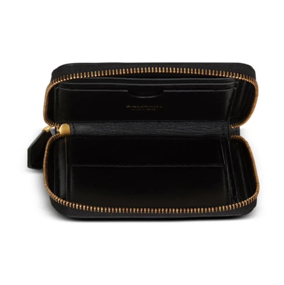 B-Buzz Zipped Leather Purse