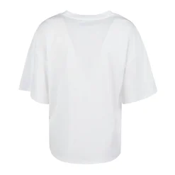 Biała, bawełniana koszulka oversize