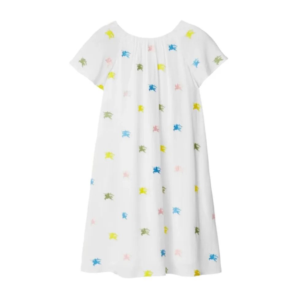 Biała bawełniana sukienka