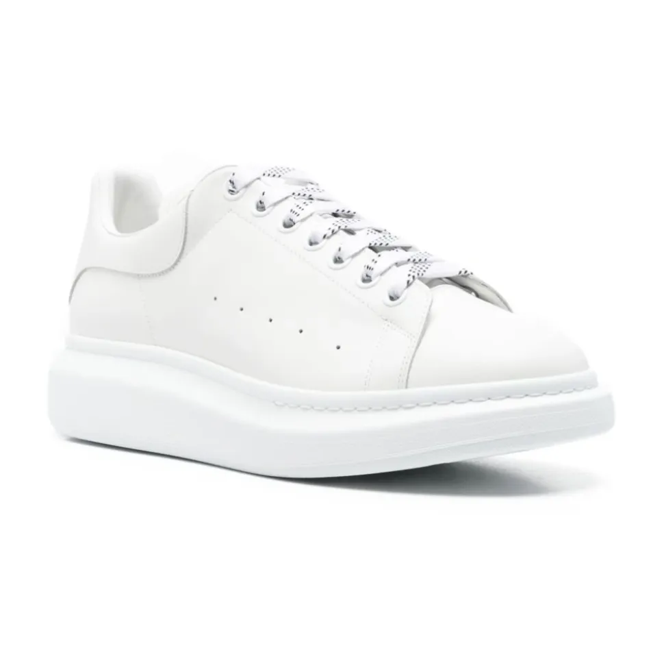 Białe Jedwabne Nylonowe Sneakersy