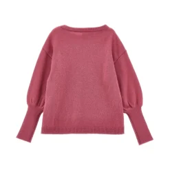 Blush Pink Miękki Sweter