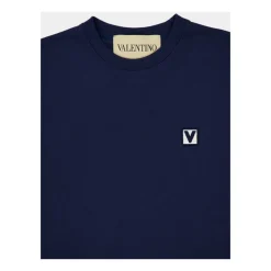 Bluza bawełniana z naszywką Chez Valentino