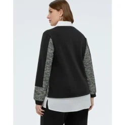 Bluza z elementami koszuli