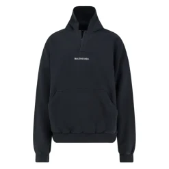 Bluza z kapturem z haftowanym logo