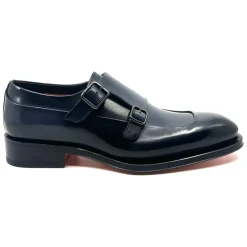 Buty na platformie z podwójną klamrą