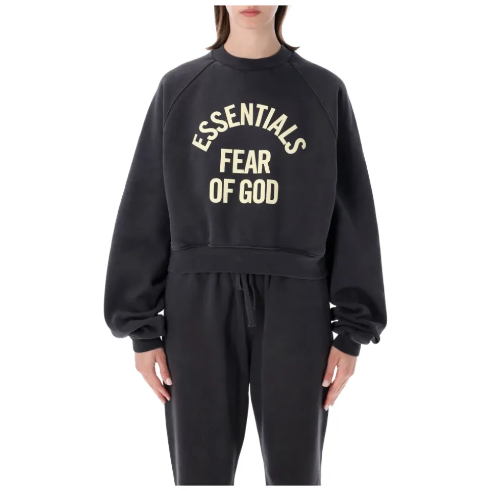 Campus 90s Cropped Crewneck