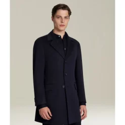 Cashmere Outdoor Jacket Blue Weave