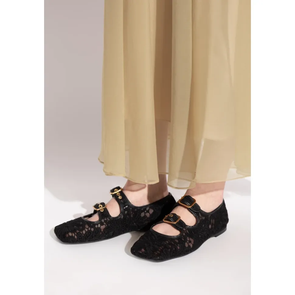Ceramiczne, romantyczne baleriny koronkowe