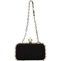 Clio Pearl Satin Clutch