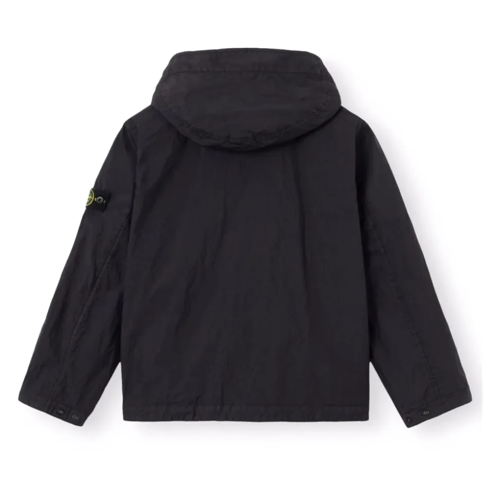 Crinkle Reps Hooded Jacket