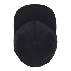 Czarna Czapka z Daszkiem Flat Snapback