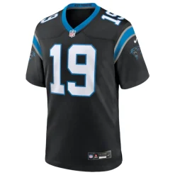 Czarna koszulka Carolina Panthers Adam Thielen