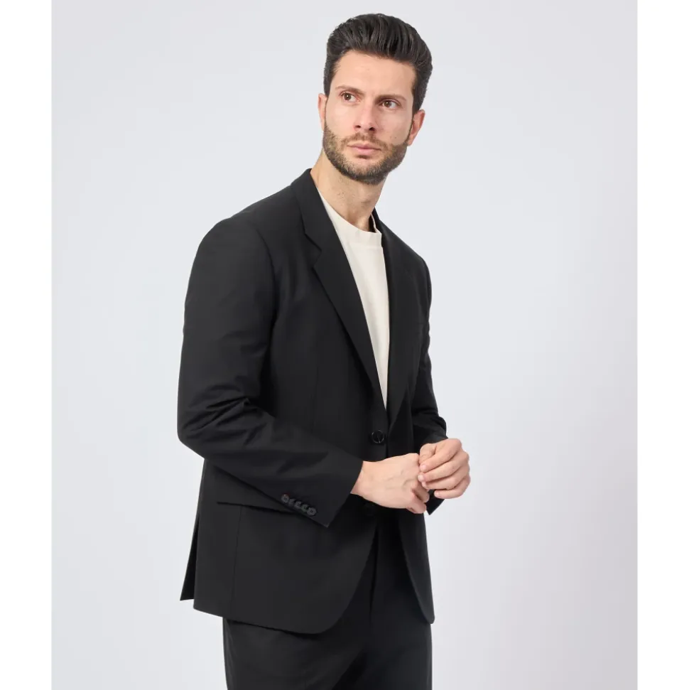Czarna marynarka slim fit