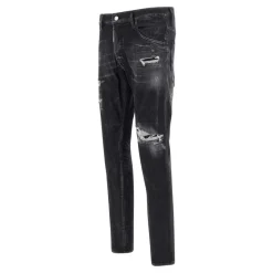 Czarne Jeansy od Dsquared2
