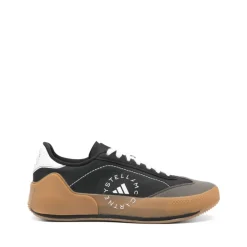 Czarne Jedwabne & Nylonowe Sneakersy