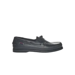 Czarne Nautico Docksides Portland Buty