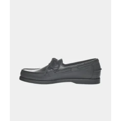 Czarne Nautico Docksides Portland Buty