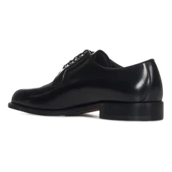 Czarne Sznurowane Eleganckie Buty