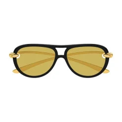 Czarne/Żółte Okulary przeciwsłoneczne BV1418S