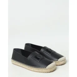 Czarne wsuwane espadryle