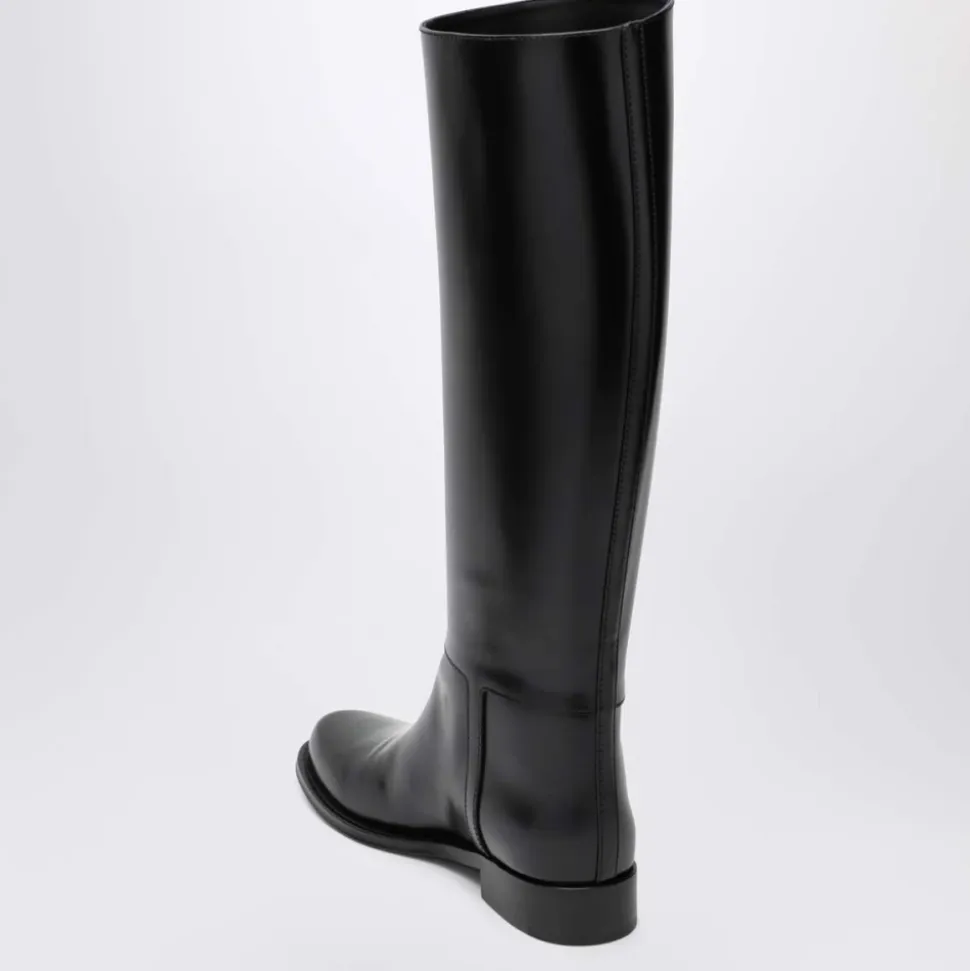 Czarne Wysokie Buty