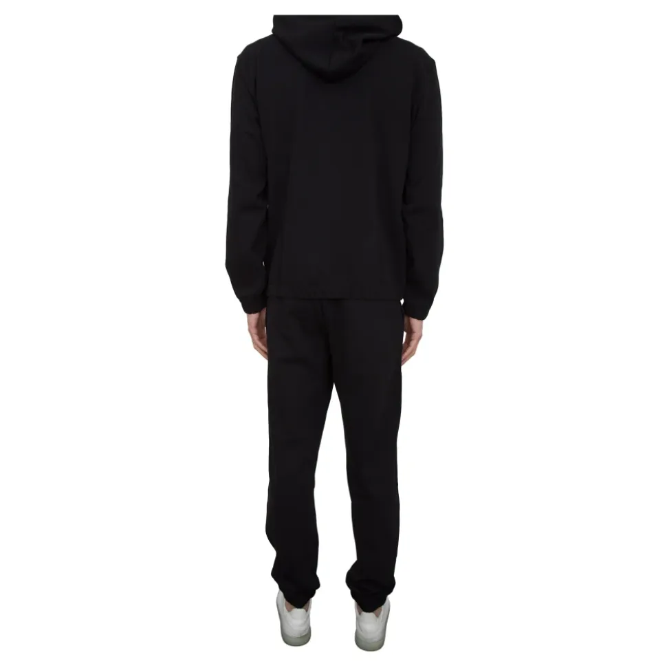 Czarny Dres Komplet