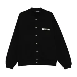 Czarny Sweter AW25 Stylowy Fason