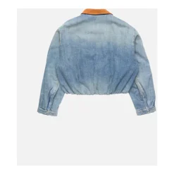 Denimowa Kurtka Bomber