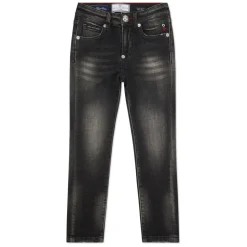 Denim Skinny Fit Trousers Italic