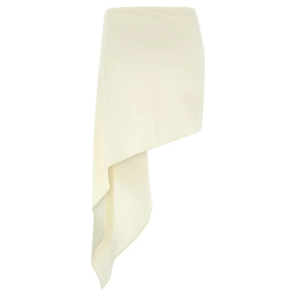 Draped stretch fabric 01 skirt