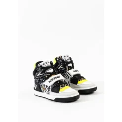 Dziecięce Sneakersy w Wielokolorowy Wzór Zwierzęcy