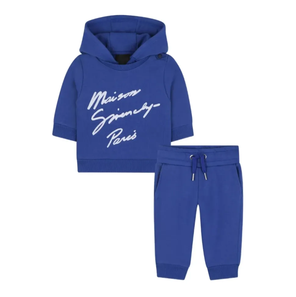 Dziecięcy Niebieski Hoodie z Nadrukiem Logo