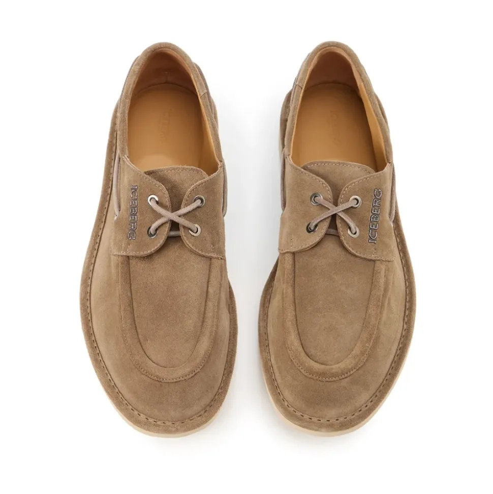 Ecru Sznurowane Buty