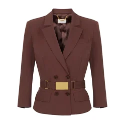 Elisabetta Franchi Jackets Brązowy