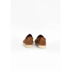 Espadryle zamszowe z ręcznie robioną podeszwą jutową