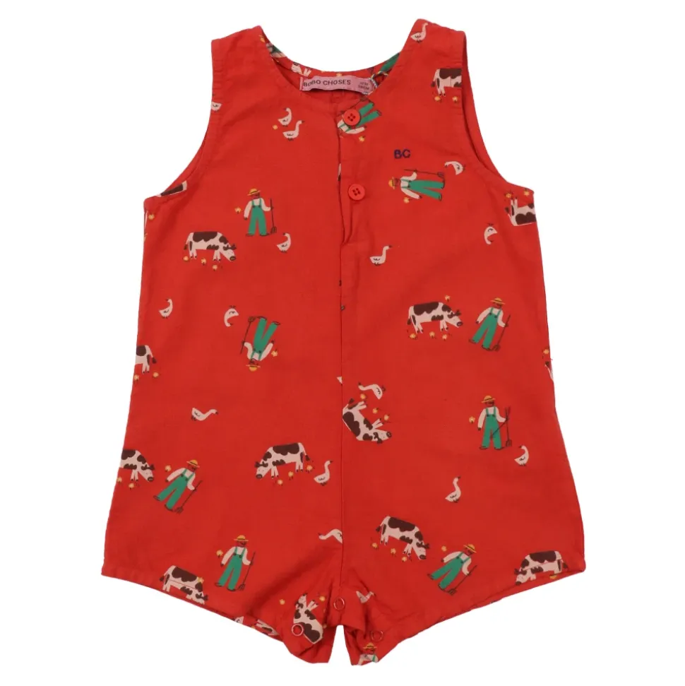 Farm Adventure all over playsuit
