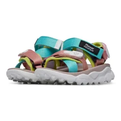 Faux-leather and fabric sandals NAZCA 2 JUNIOR.