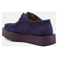Fioletowe Buty Plaskie Mokasyny Barbara