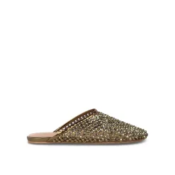 Flat Mule Mesh Sandal