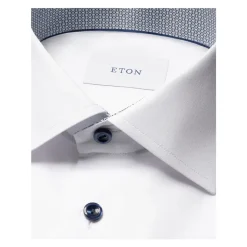 Geometryczna Koszula Slim Fit Signature Twill