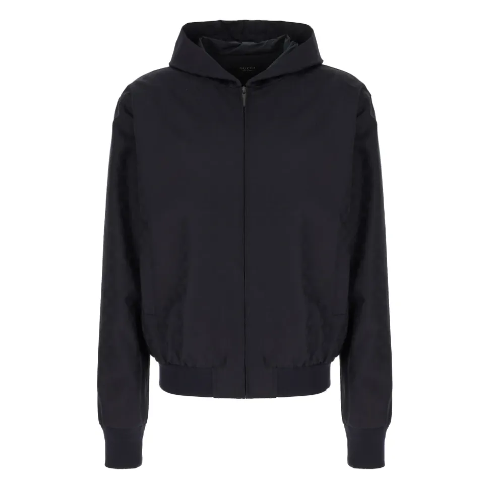 GG Cotton Canvas Zip Jacket