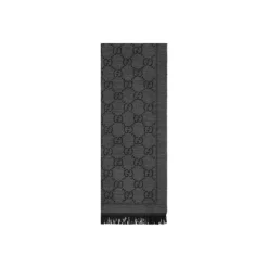 GG Jacquard Pattern Knitted Scarf