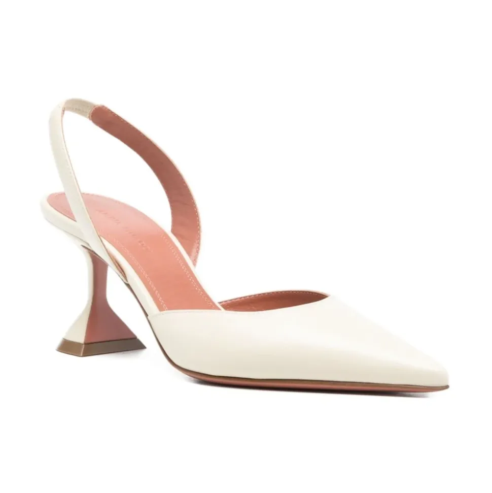 Holli Skórzane Czółenka Slingback