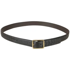 Intrecciato Leather Belt