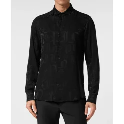 Jacquard Shirt Sugar Daddy Cut LS Monogram