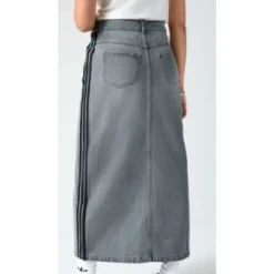 Jeansowa Spódnica Maxi